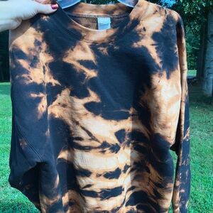 Handmade Reverse Tie Dye sweatshirts